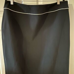 Black Label by Evan-Picone Black Pencil Skirt